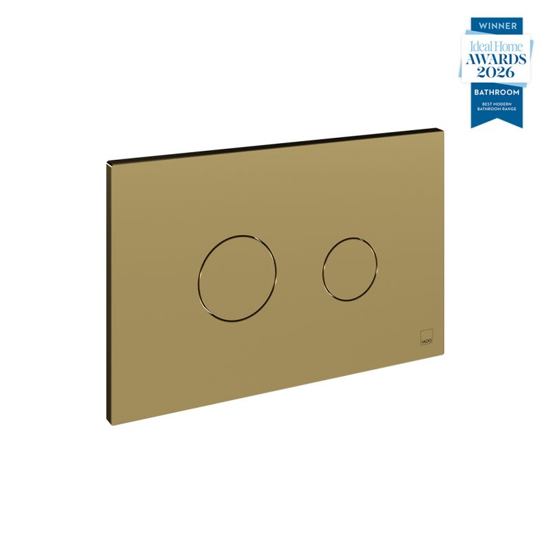 Round Button Flush Plate