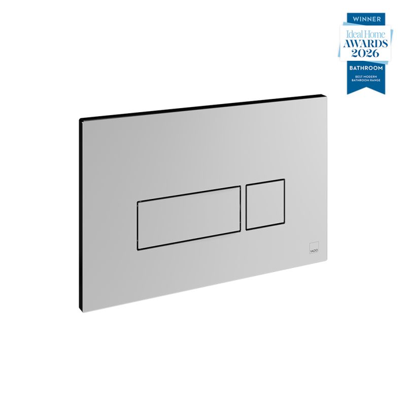 Square Button Flush Plate