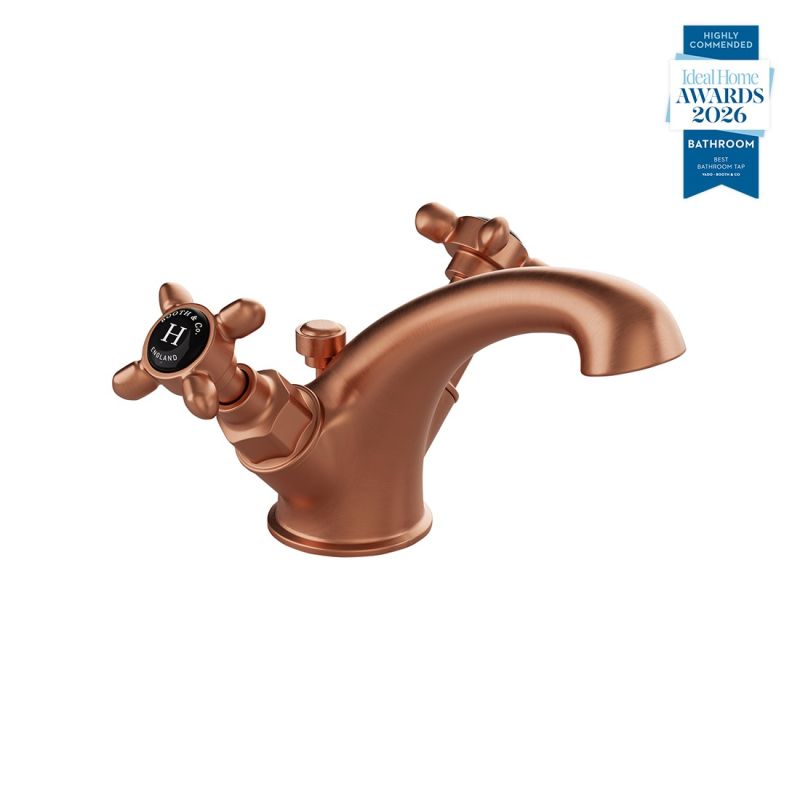Axbridge Mono Basin Mixer + Pop-Up Waste, Cross Handles