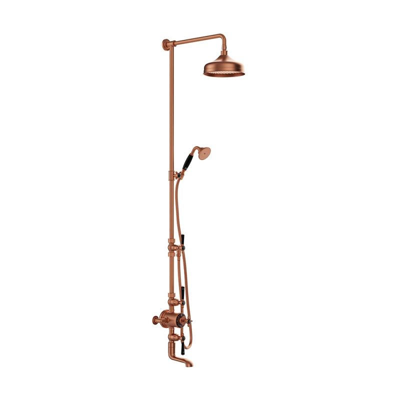 Axbridge 3 Outlet Thermostatic Shower Column with Bath Spout