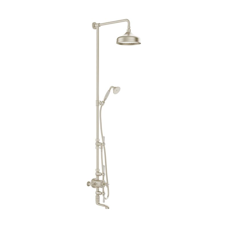 Axbridge 3 Outlet Thermostatic Shower Column with Bath Spout