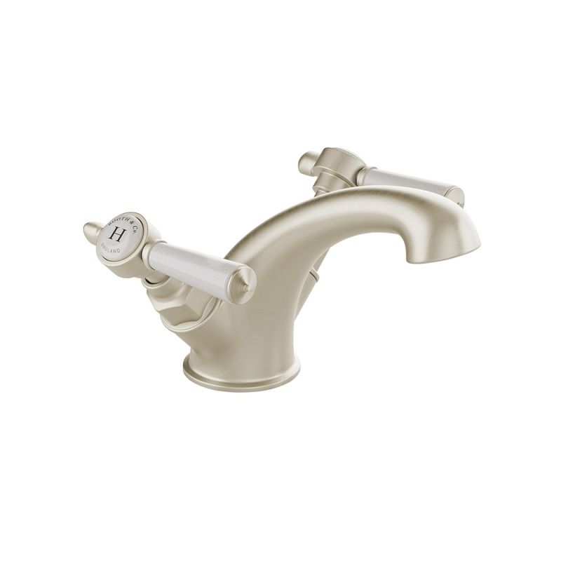 Axbridge Mono Basin Mixer Smooth Body, Lever Handles