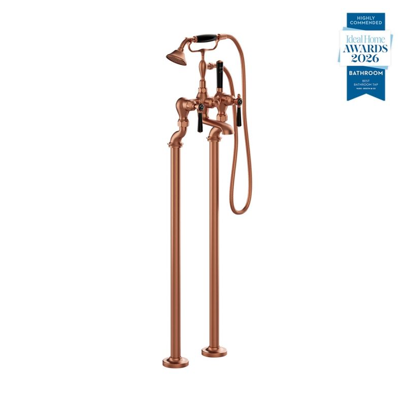 Axbridge Floorstanding Bath Shower Mixer, Lever Handles