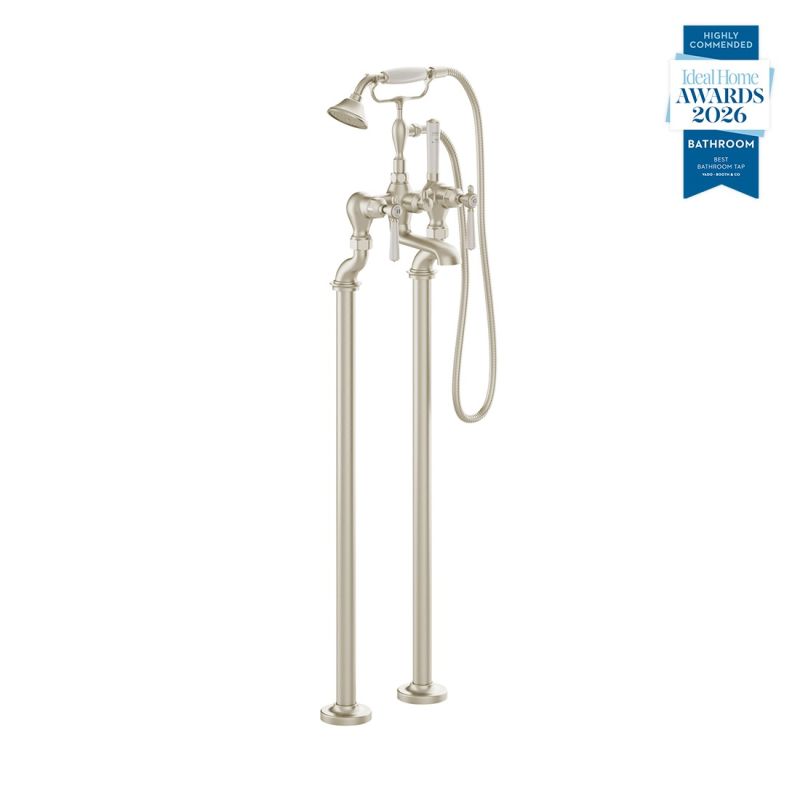Axbridge Floorstanding Bath Shower Mixer, Lever Handles