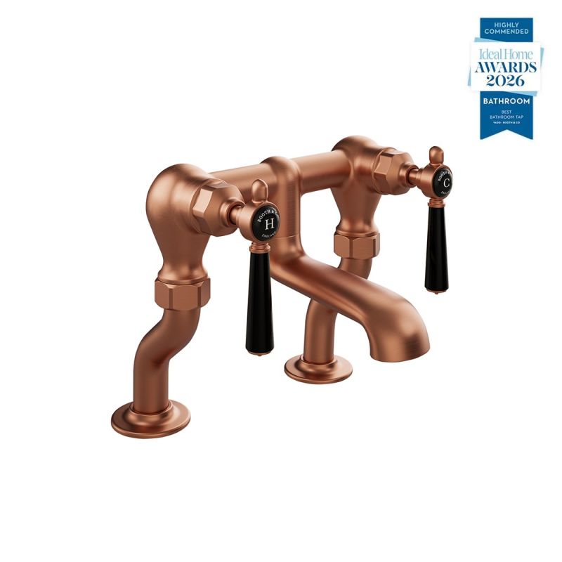 Axbridge Bath Filler, Lever Handles