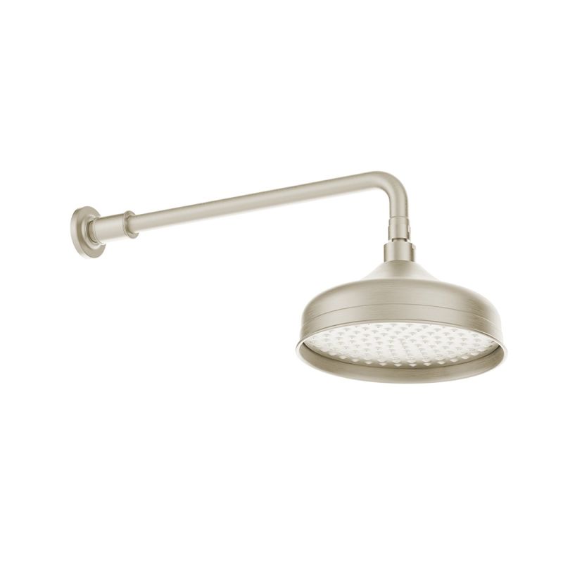 Axbridge Shower Head & Arm, 200mm (8") Diameter