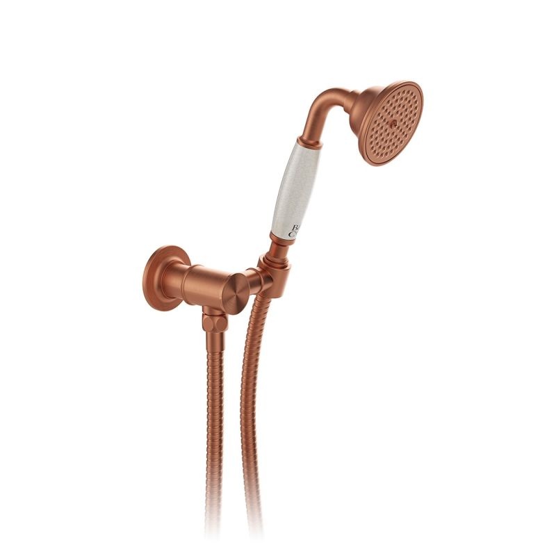 Axbridge Single Function Handset with Outlet, Hose & Bracket