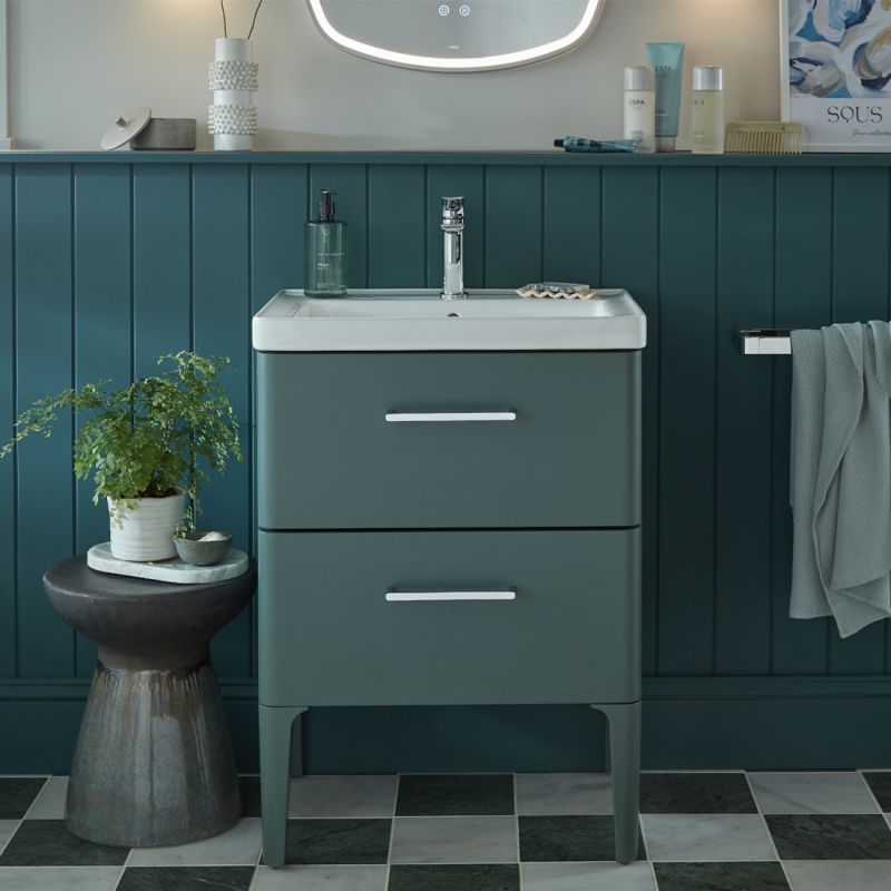 Cameo Wall-Hung Vanity Unit, 600mm