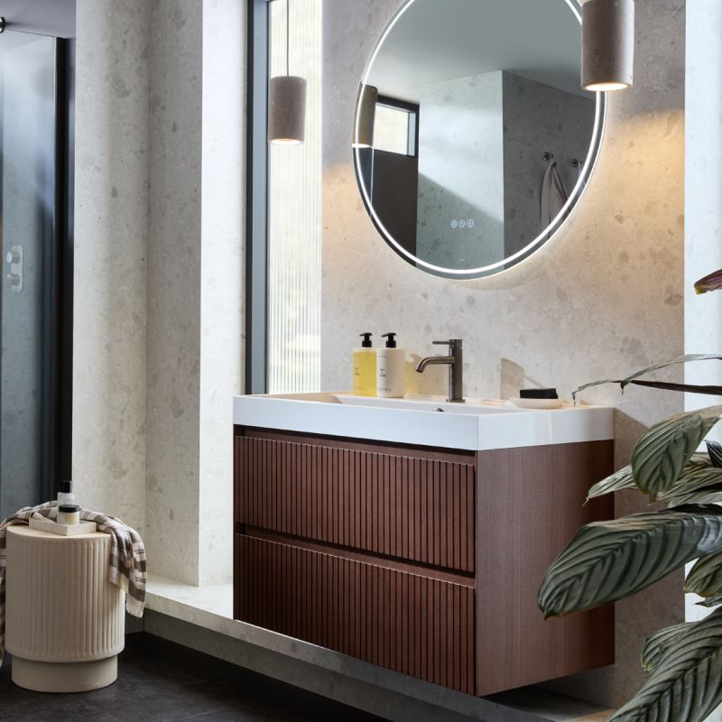 Groove 800mm Wall Hung Vanity Unit