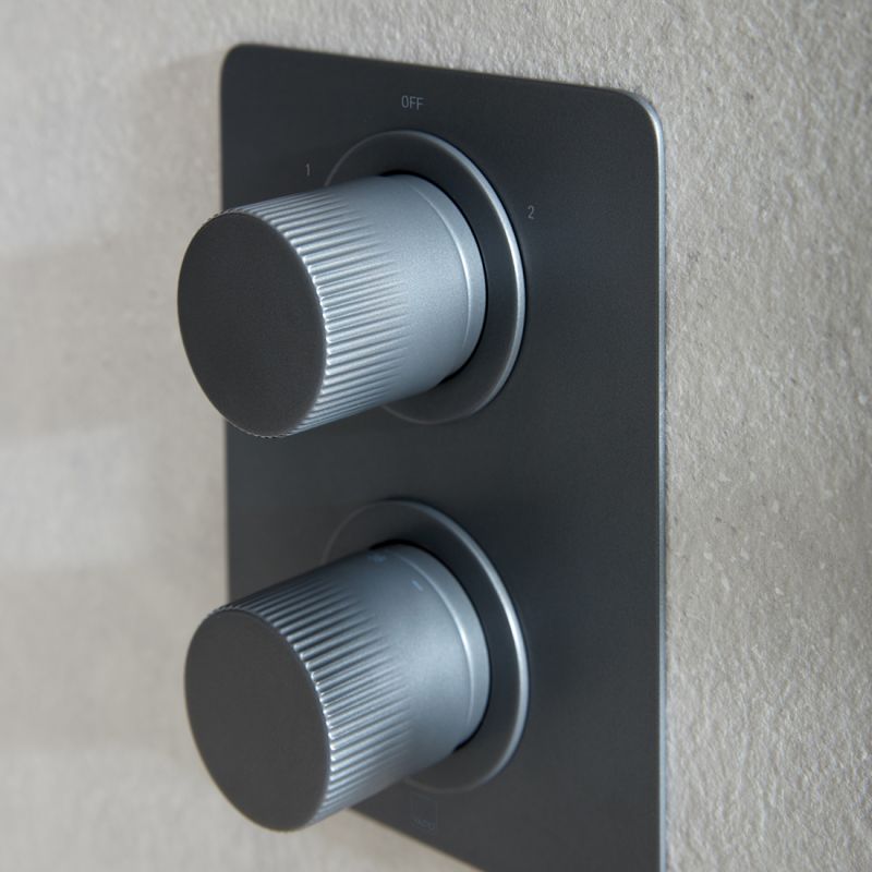 Safari Leverless 2 Outlet 2 Handle Concealed Thermostatic DX Valve