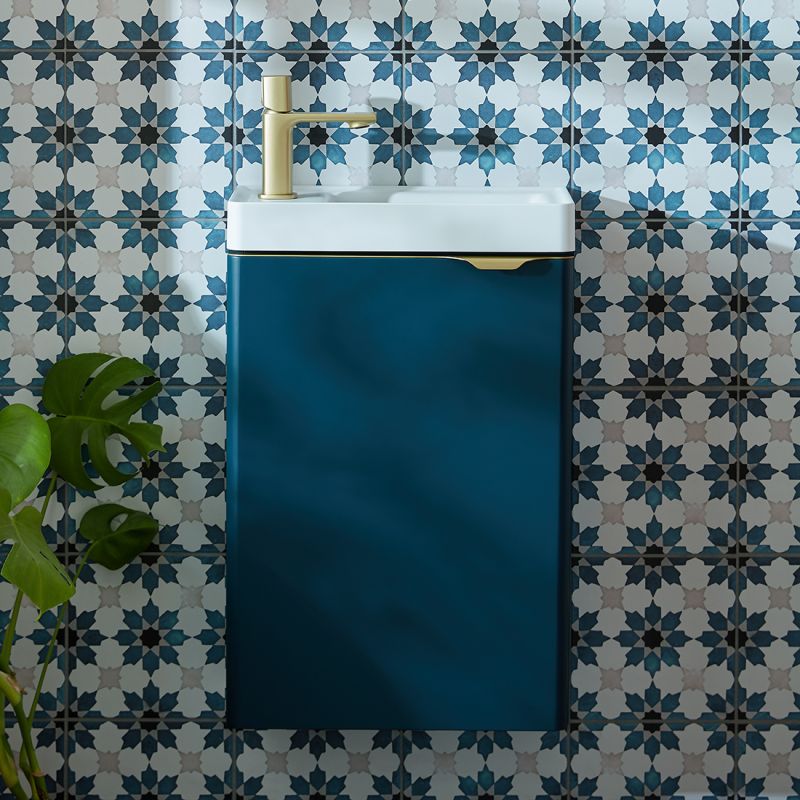 Cameo Wall-Hung Cloakroom Vanity Unit, 400mm