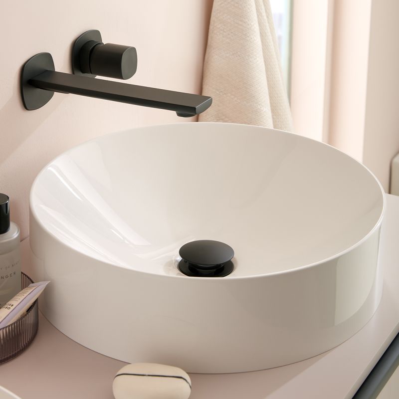 Cameo Round Mineral Cast Countertop Basin