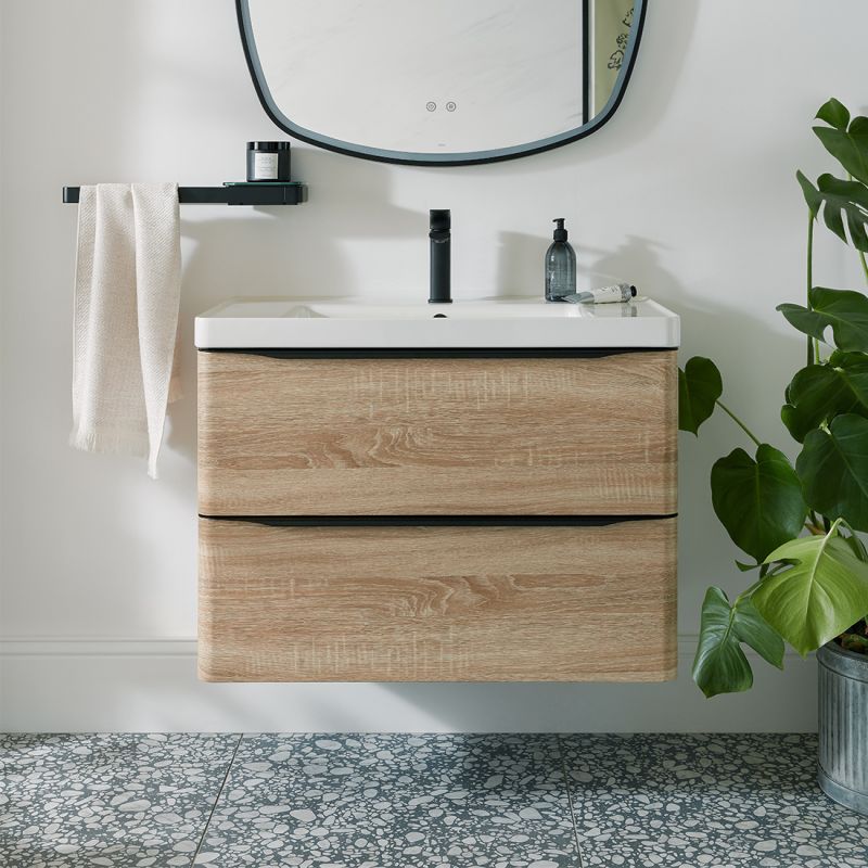 Cameo Wall-Hung Vanity Unit, 800mm