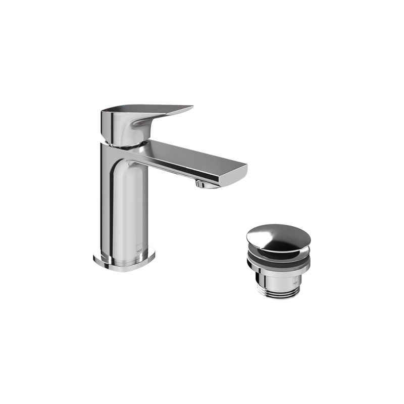 Lever Mini Mono Basin Mixer for Low Pressure System and Universal Basin Waste