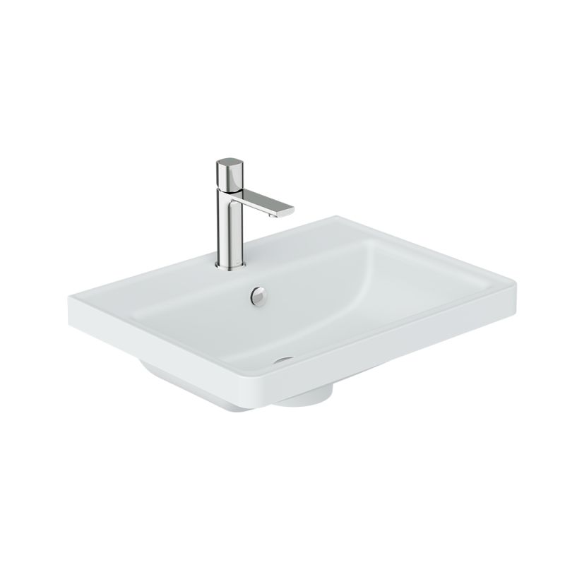 Cameo Mineral Cast Vanity Basin, 600mm