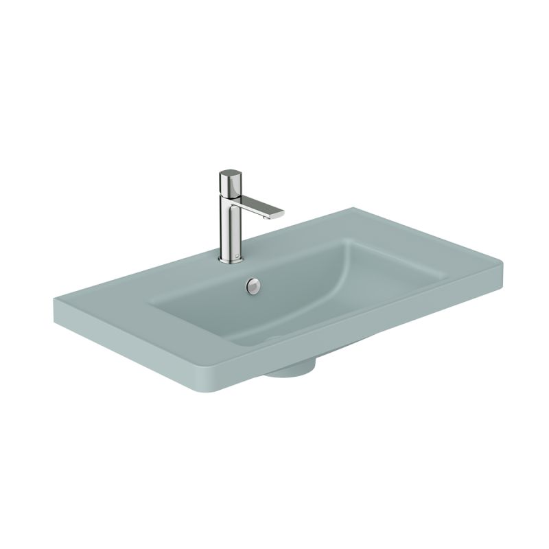 Cameo Mineral Cast Vanity Basin, 800mm