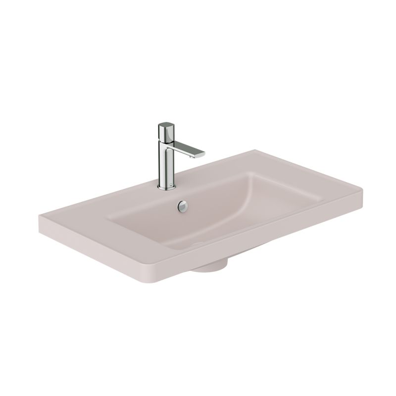 Cameo Mineral Cast Vanity Basin, 800mm