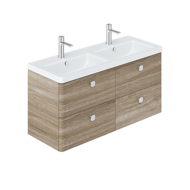 Cameo Wall-Hung Vanity Unit, 1200mm