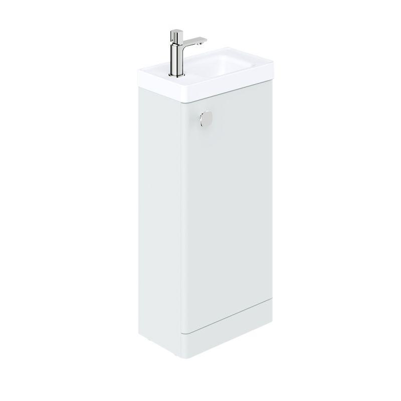 Cameo Floor Mounted Cloakroom Vanity Unit, 400mm