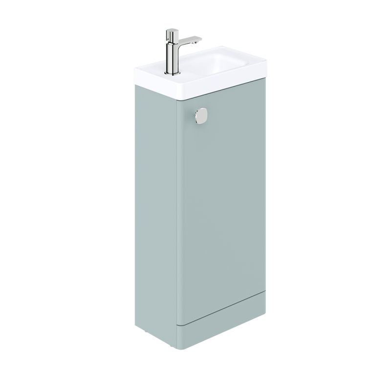 Cameo Floor Mounted Cloakroom Vanity Unit, 400mm