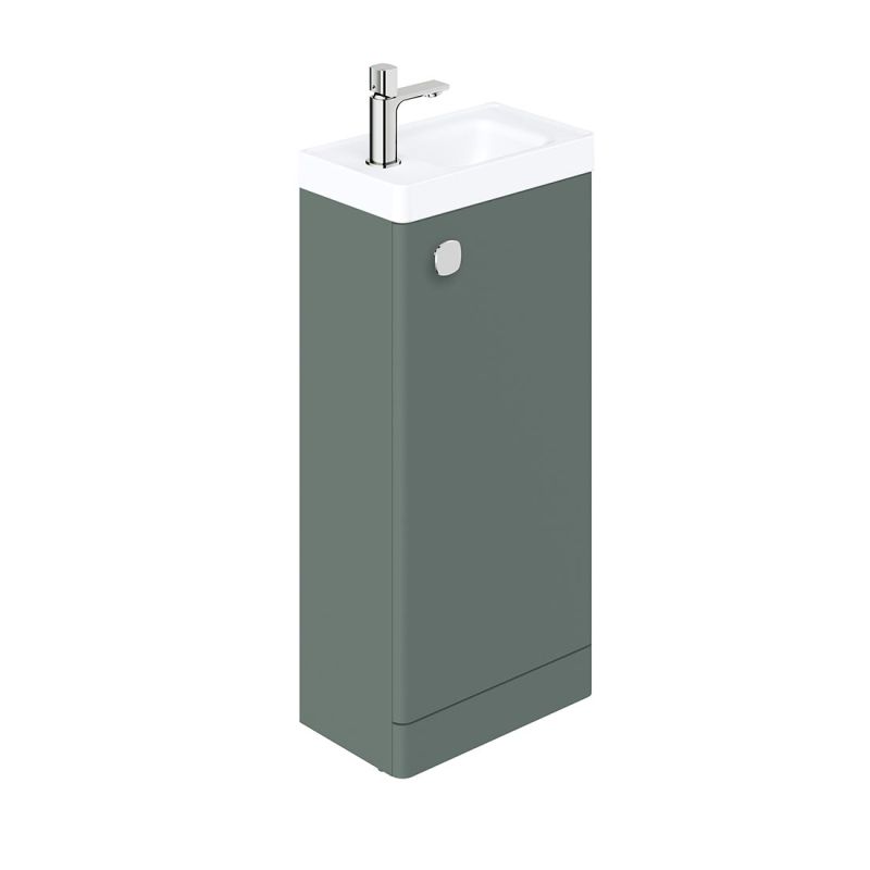 Cameo Floor Mounted Cloakroom Vanity Unit, 400mm