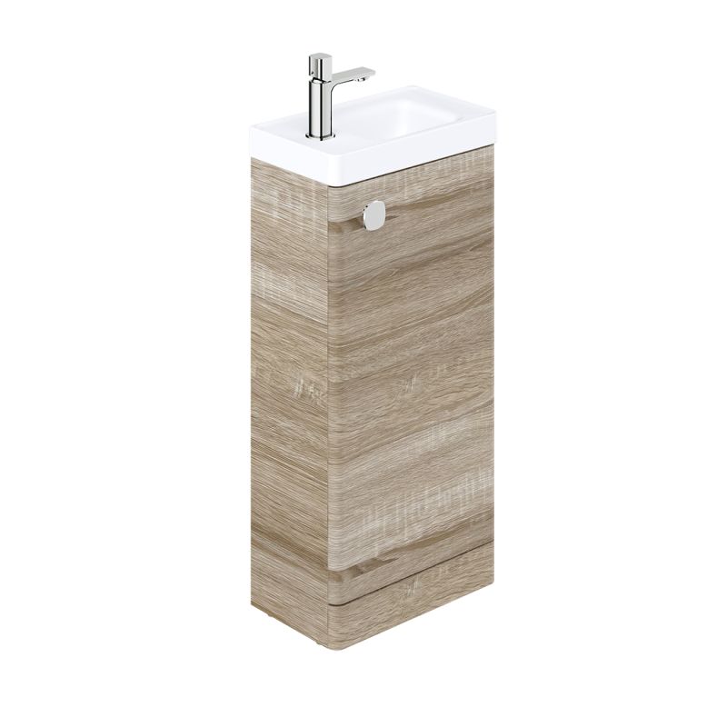 Cameo Floor Mounted Cloakroom Vanity Unit, 400mm