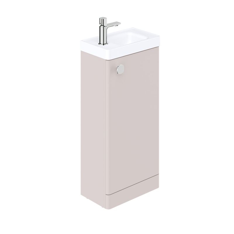 Cameo Floor Mounted Cloakroom Vanity Unit, 400mm