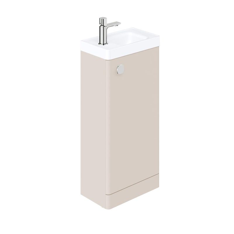 Cameo Floor Mounted Cloakroom Vanity Unit, 400mm