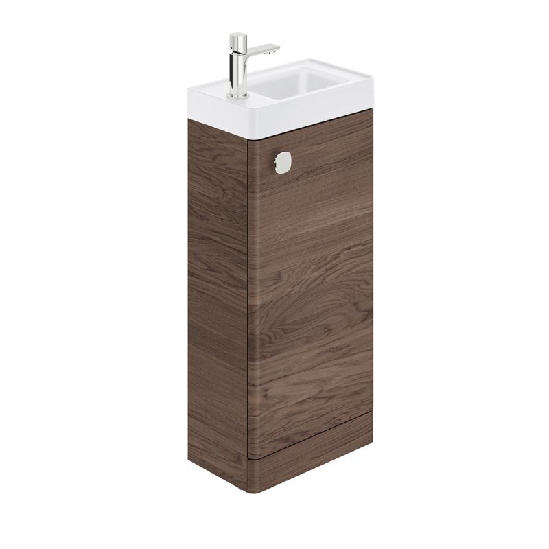 Cameo Floor Mounted Cloakroom Vanity Unit, 400mm