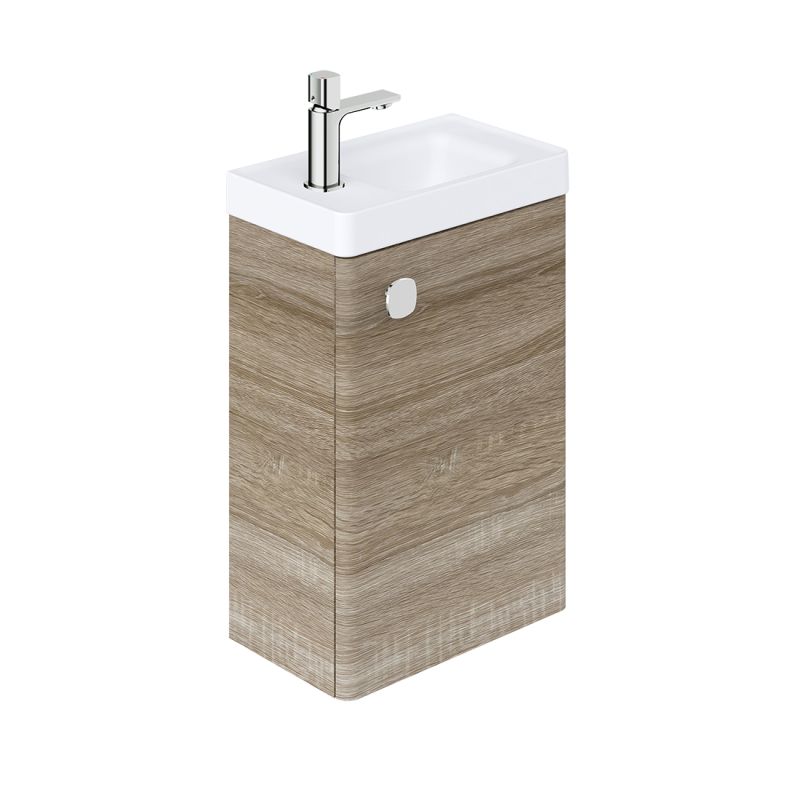 Cameo Wall-Hung Cloakroom Vanity Unit, 400mm