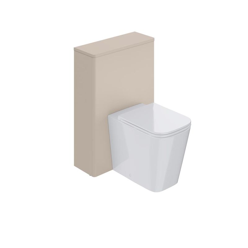 Cameo by VADO back to wall WC unit, finished in stone grey.