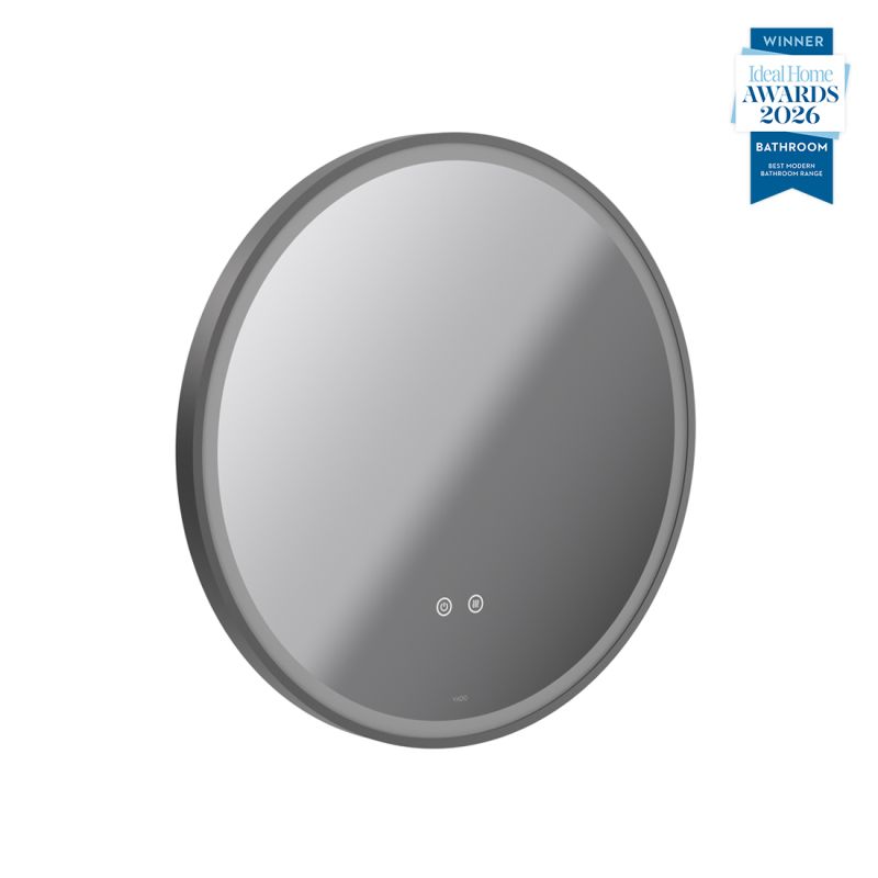 Round Illuminated LED Bathroom Mirror, 600mm