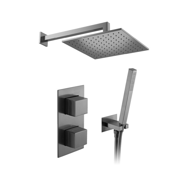 Tablet Notion Concealed Thermostatic Showering Package with Mini Kit, 2 Outlet