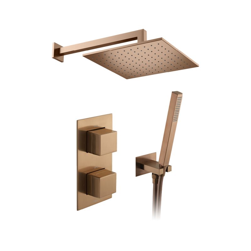 Tablet Notion Concealed Thermostatic Showering Package with Mini Kit, 2 Outlet