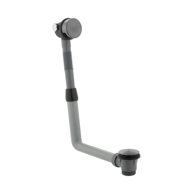 Round Clic-Clac Bath Filler Waste and Overflow with Hair Catcher