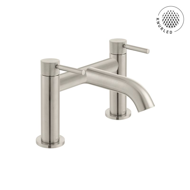 Origins Knurled Deck Mounted Bath Filler Tap 