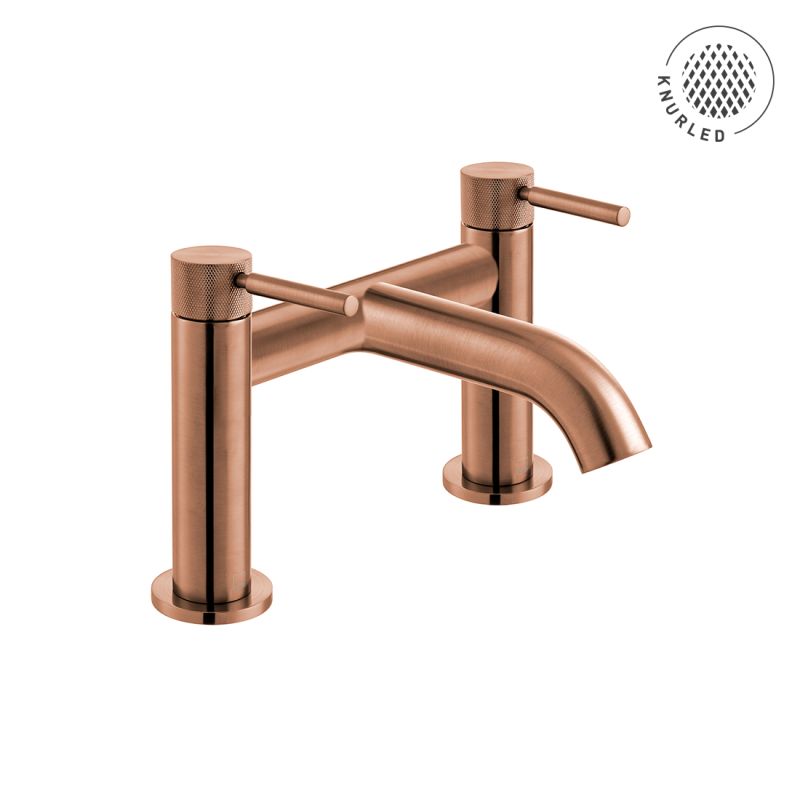 Origins Knurled Deck Mounted Bath Filler