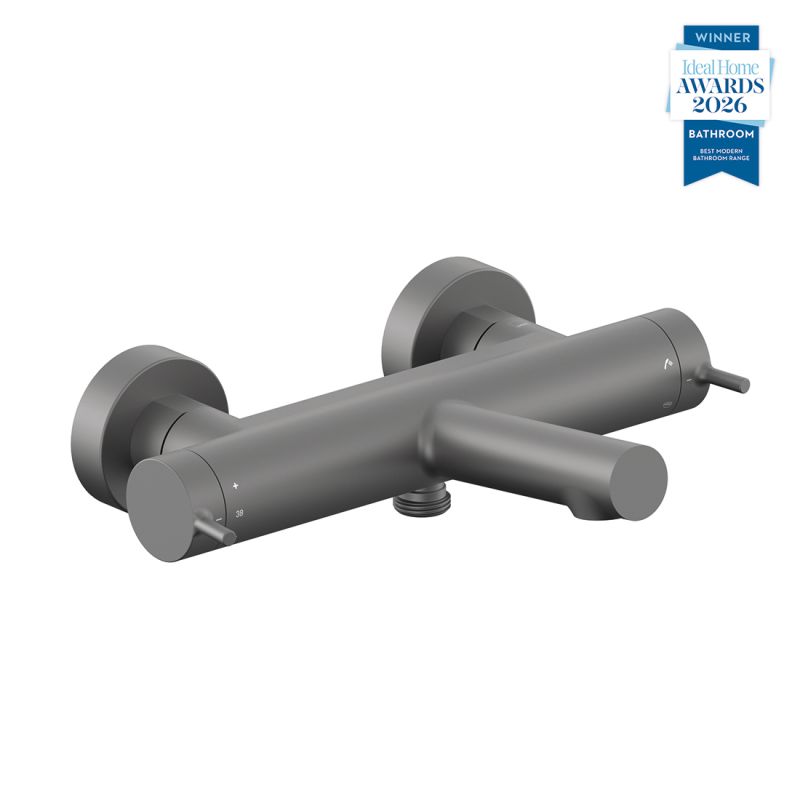 Safari Lever Wall Mounted Exposed Thermostatic Bath Shower Mixer