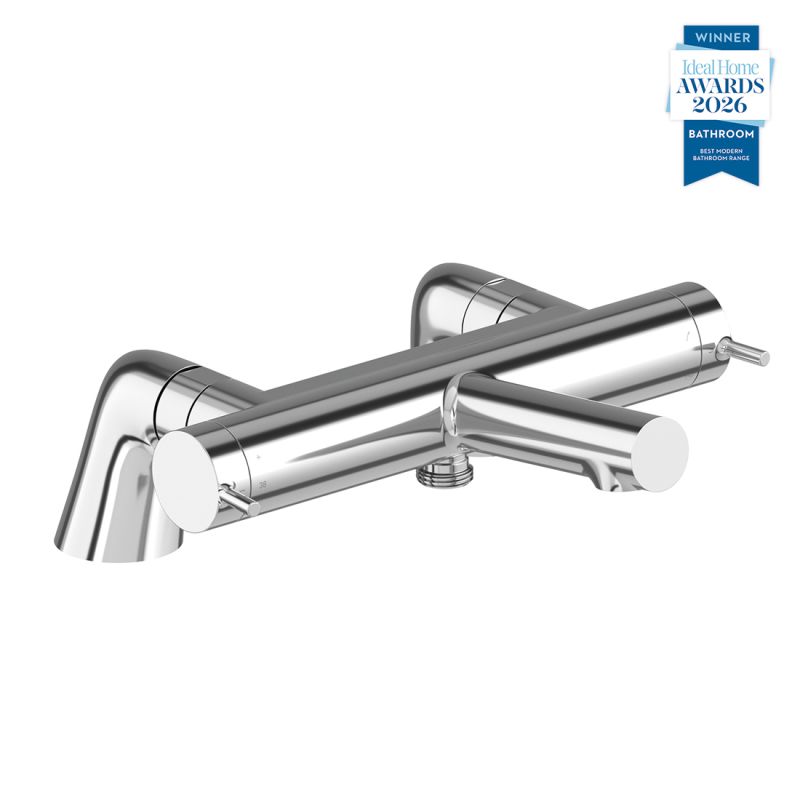 Safari Lever Deck Mounted Exposed Thermostatic Bath Shower Mixer