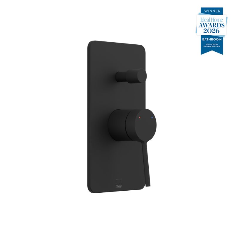 Safari Push Button Concealed 2 Outlet Manual Shower Valve