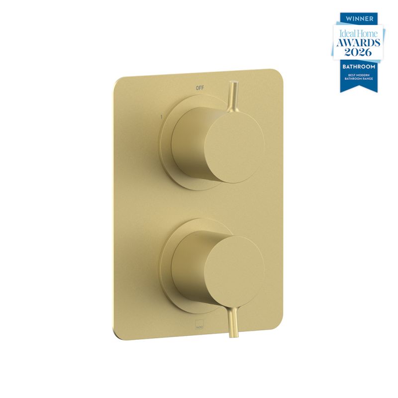 Safari Lever 2 Outlet 2 Handle Concealed Thermostatic DX Valve