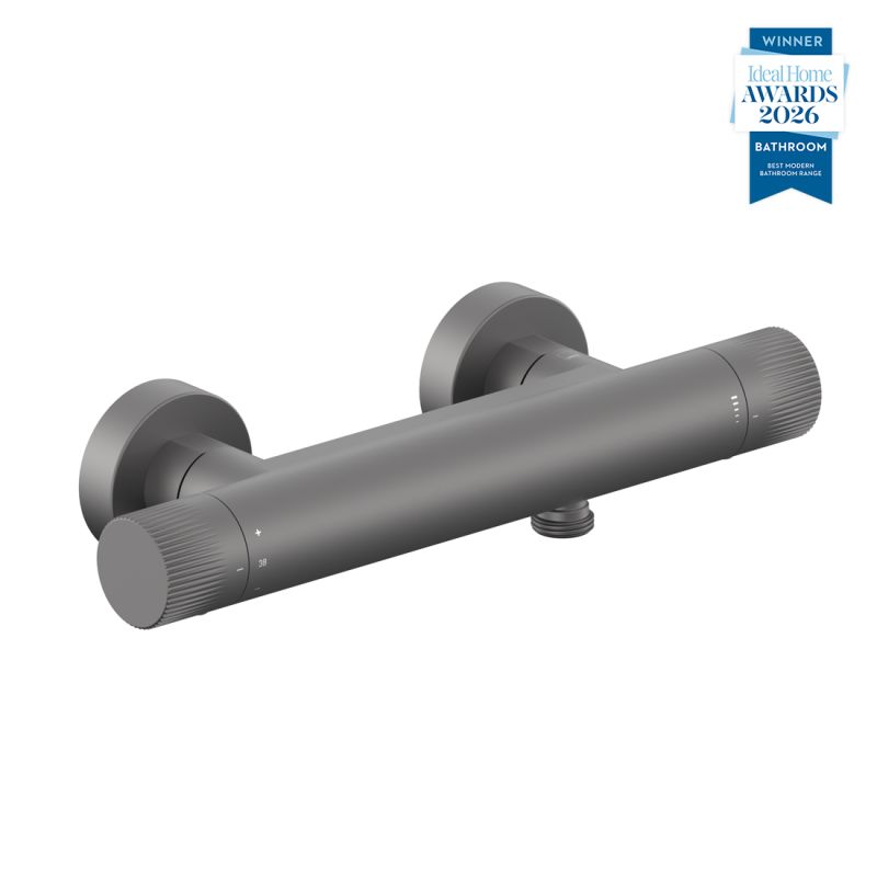 Safari Leverless Wall Mounted Exposed Thermostatic Shower Bar Valve