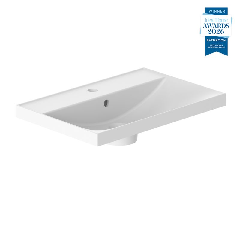 Safari Mineral Cast Vanity Basin, 600mm Safari Mineral Cast Vanity Basin, 600mm