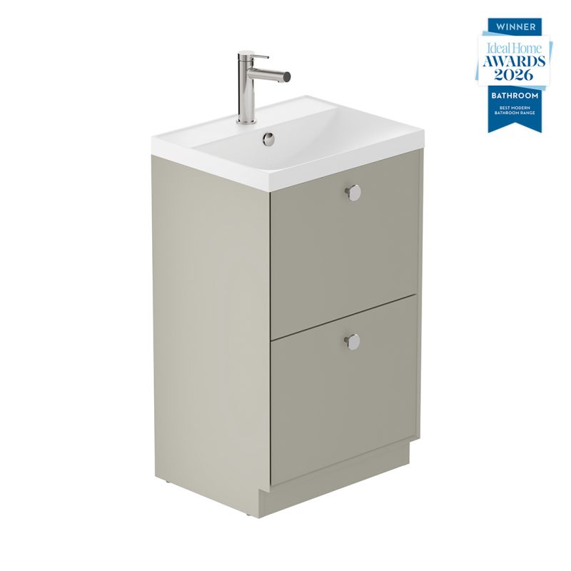 Safari Floor Mounted Vanity Unit, 500mm 
