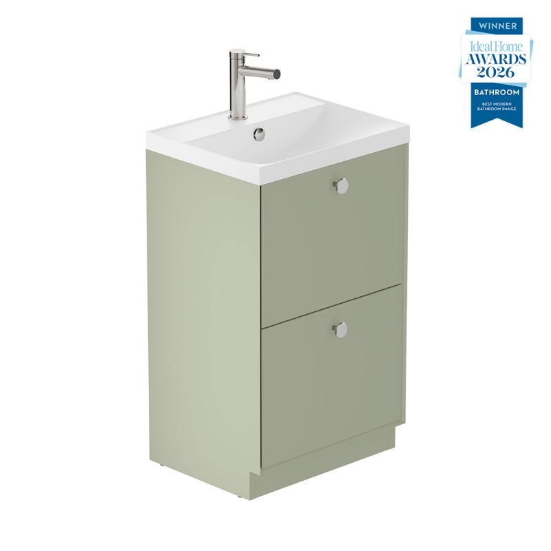 Safari Floor Mounted Vanity Unit, 500mm 