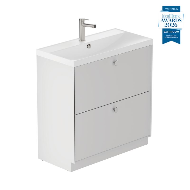 Safari Floor Mounted Vanity Unit, 800mm