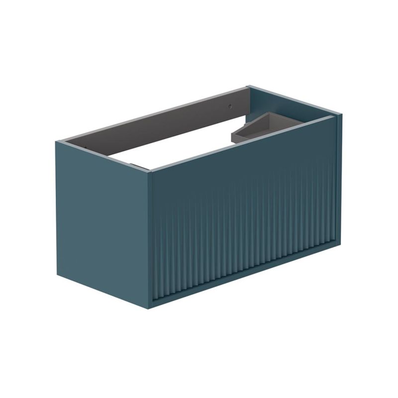 Safari Fluted Wall-Hung Vanity Unit, 800mm