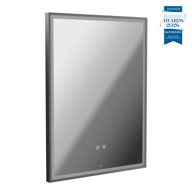 Safari Rectangle Illuminated LED Bathroom Mirror, 600mm x 800mm