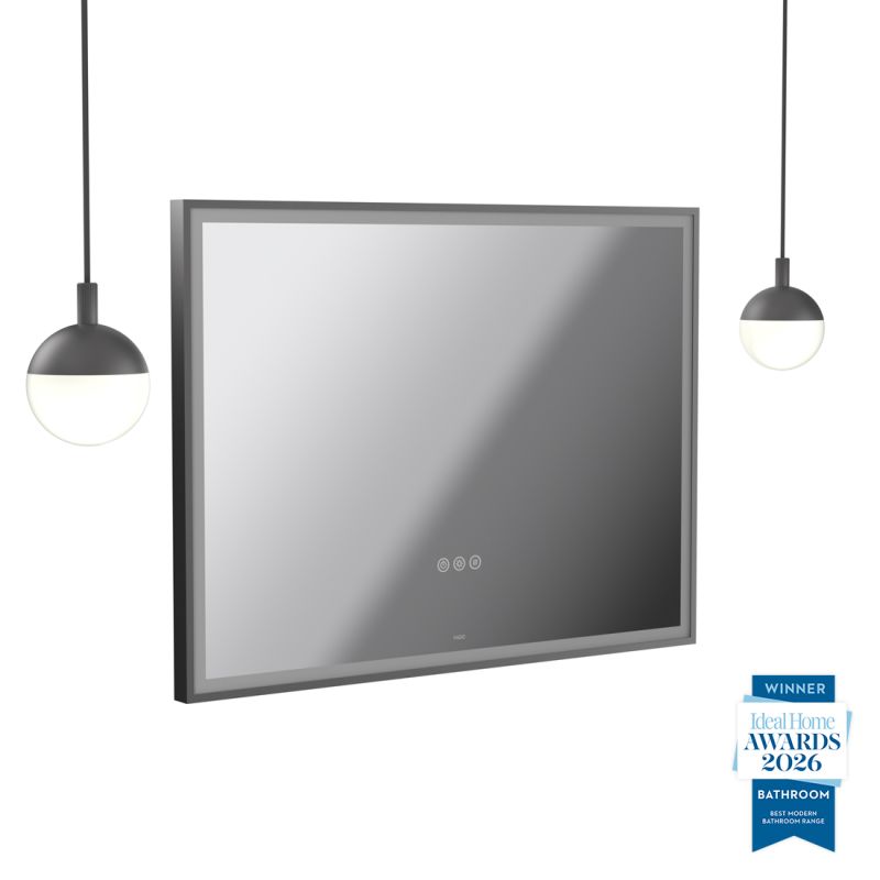Safari 800mm Wireless Bathroom Mirror and Globe Pendant Light Package