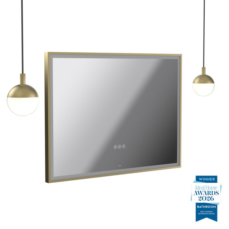 Safari 800mm Wireless Bathroom Mirror and Globe Pendant Light Package